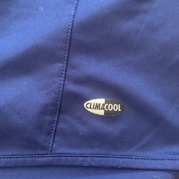 Adidas Soccer Jersey Climacool Navy‎ and Black Size L - Picture 4 of 6